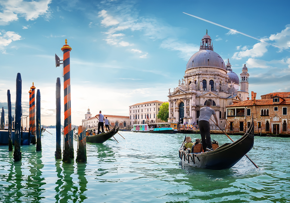 Scenic view of the Grand Canal in Venice
