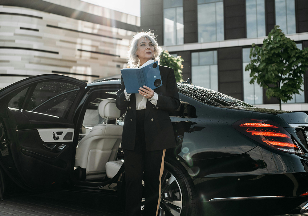 Premium luxury chauffeur van for private transfers