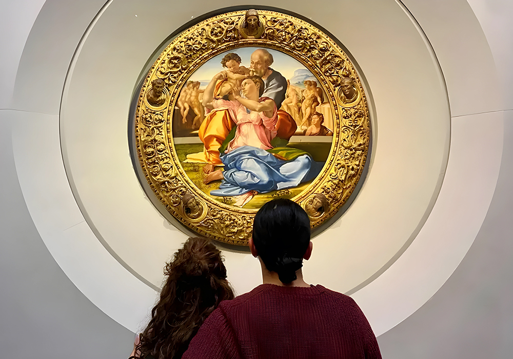 Michelangelo's Doni Tondo painting