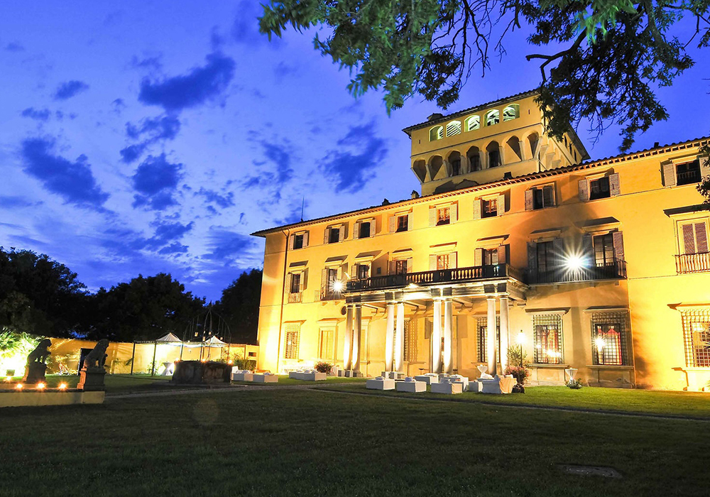 Scenic view of Villa di Maiano